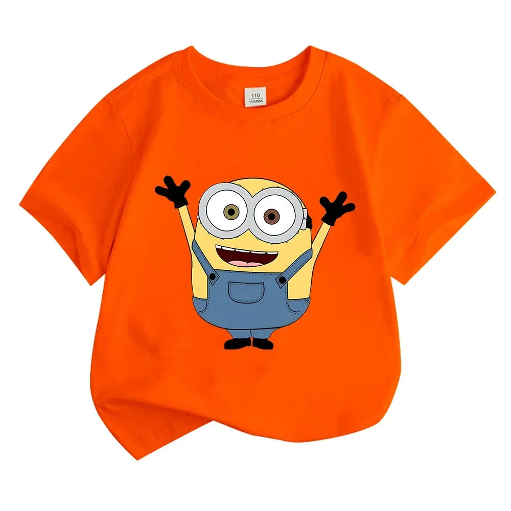 Bob Minions Kids Tee – Soft Cotton Summer Shirt - Image 2