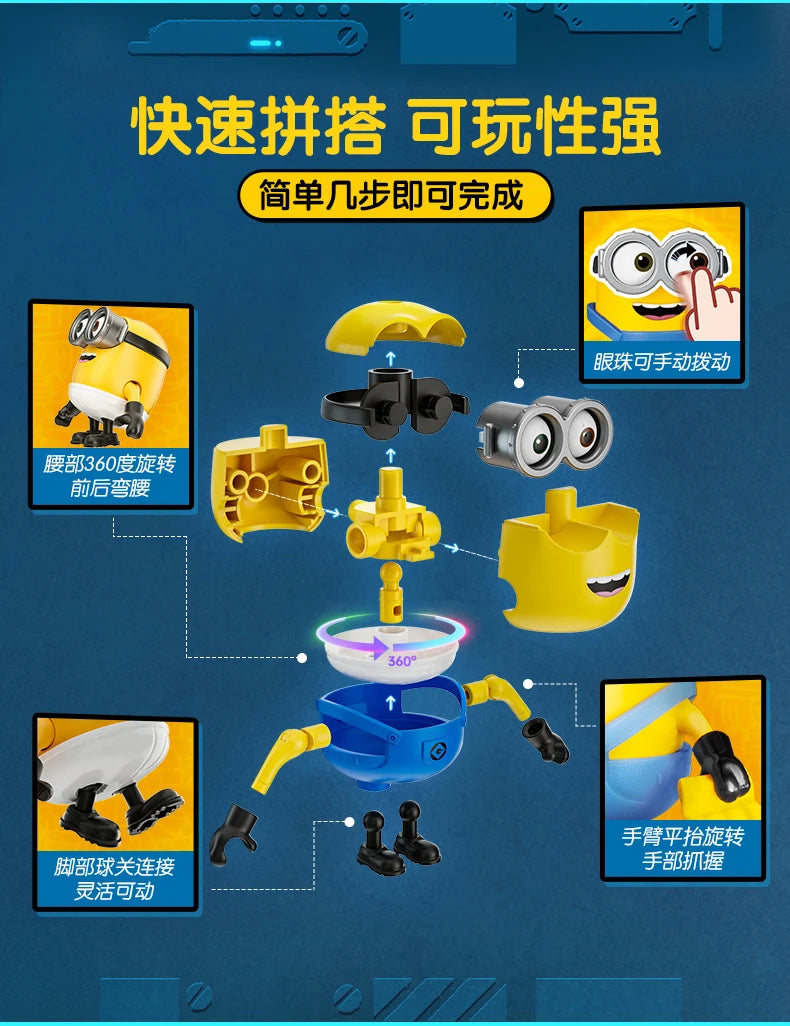 Genuine Blokees Minions Bob, Otto, Stuart & Kevin - Image 12