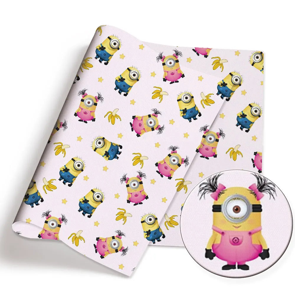 Minions Cotton Fabric – Cartoon Sewing Material for DIY - Image 3