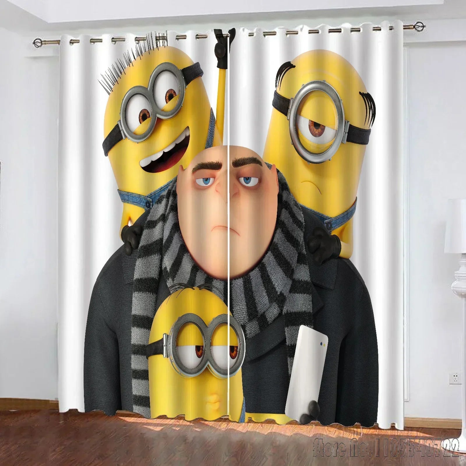 Minions 3D Blackout Curtains – Cartoon Window Decor for Kids’ Room - Image 13