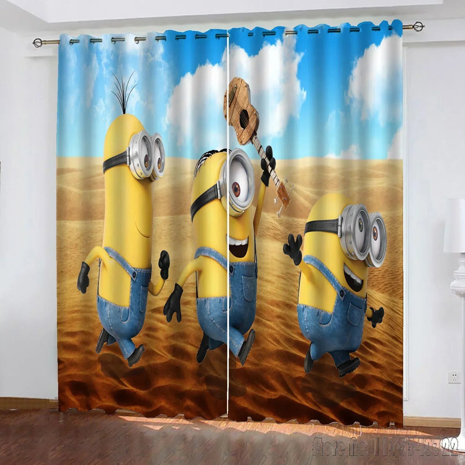 Minions 3D Blackout Curtains – Cartoon Window Decor for Kids’ Room - Image 8