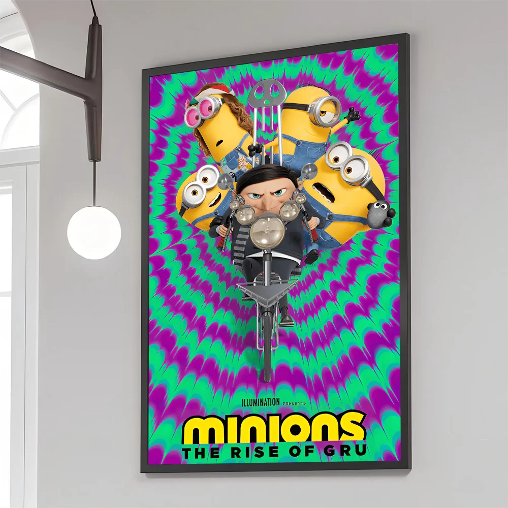1PC Minions 2 Retro Poster - Image 4