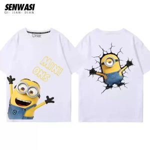 Despicable Me Minions Couple T-Shirt – Summer Cotton Edition