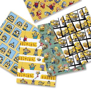 Minions Cotton Fabric – Cartoon Textile for DIY Sewing & Crafts